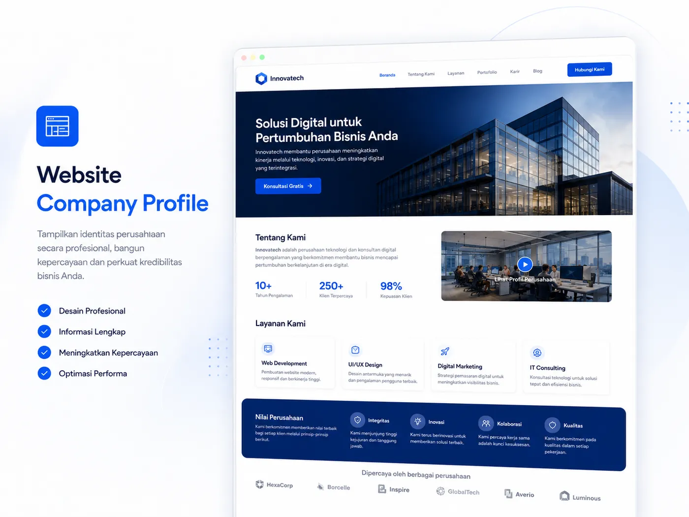 Corporate Website & Company Profile